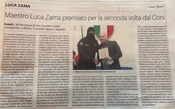 Premiazione CONI 2022